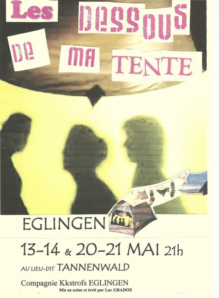 L'affiche "Les dessous de ma tente"